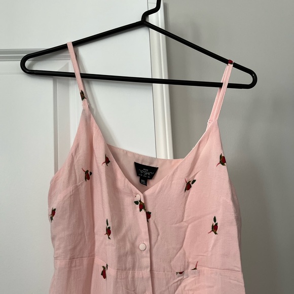Topshop Floral Border Slip Dress - Picture 4 of 5